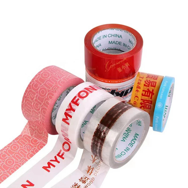 Customized productAmazon sells Custom Logo Printing BOPP Colorful Transparent Packing Box Sealing Tape