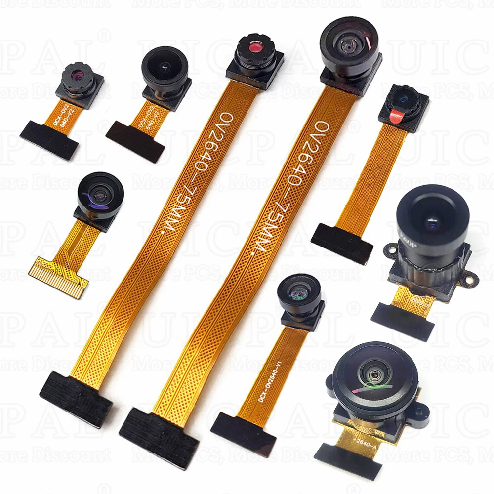 OV2640 Moduł kamery dla ESP32-CAM 2 miliony pikseli 66 120 160 stopni Next 850nm Night Vision 24PIN 0.5MM Pitch 2MP 21MM 75MM