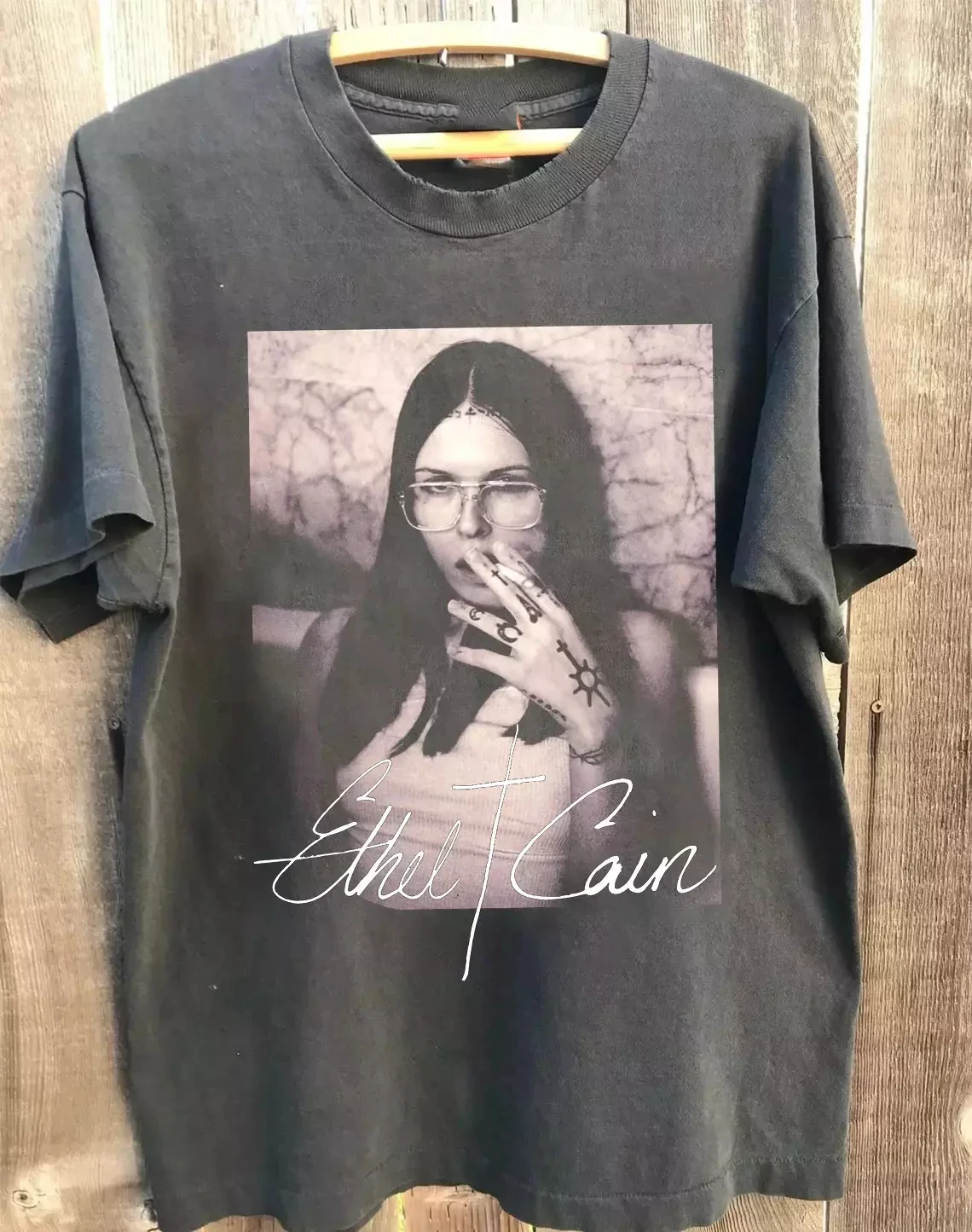 Ethel Cain Black T-Shirt Cotton Full Size Unisex High Quality Vintage T-Shirt Fashion Streetwear graphic t shirts