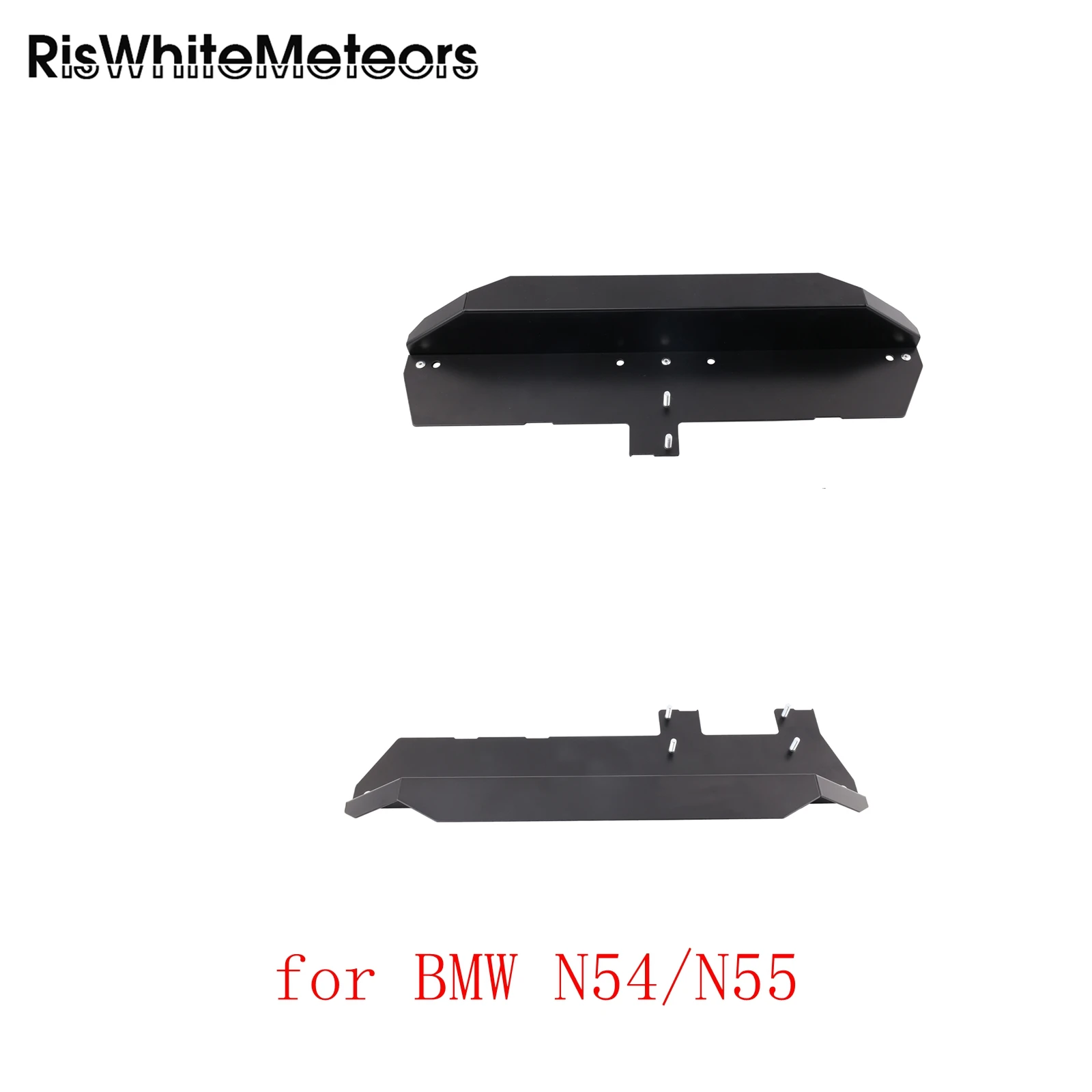 درع حراري توربو أسود عالي الأداء لسيارة BMW N54/N55 #1