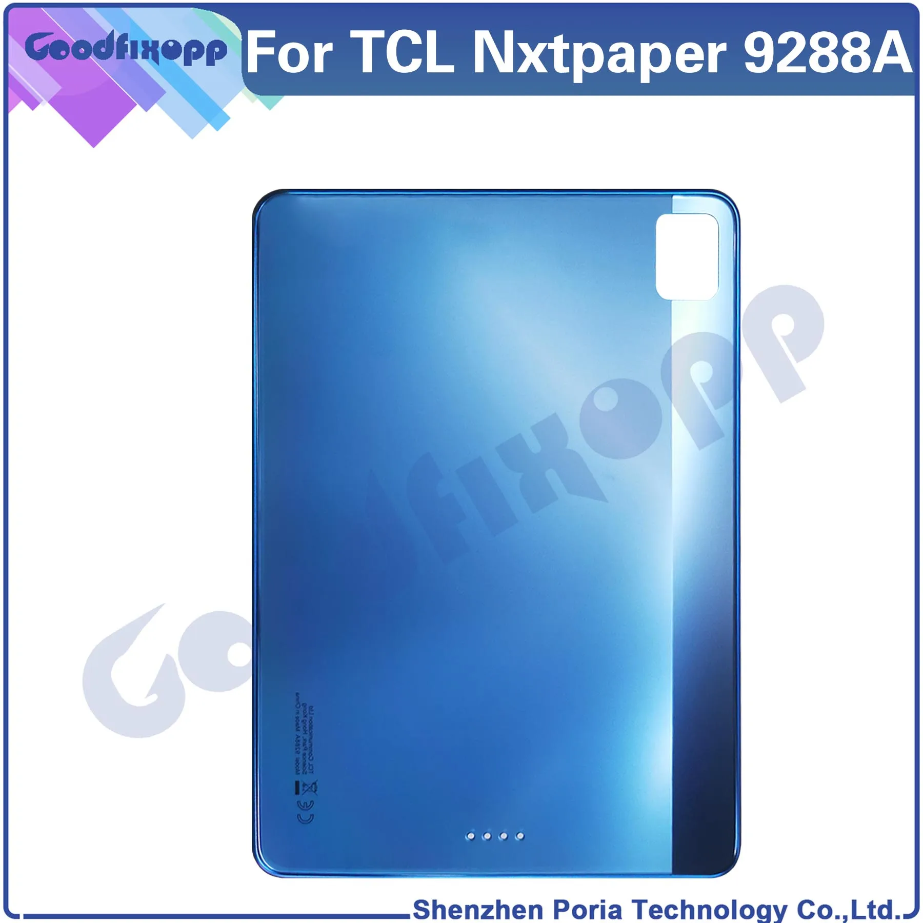 For TCL Nxtpaper 9288A Rear Case Door Housing Battery Back Cover SIM Card Tray Slot Repair Parts Replacement