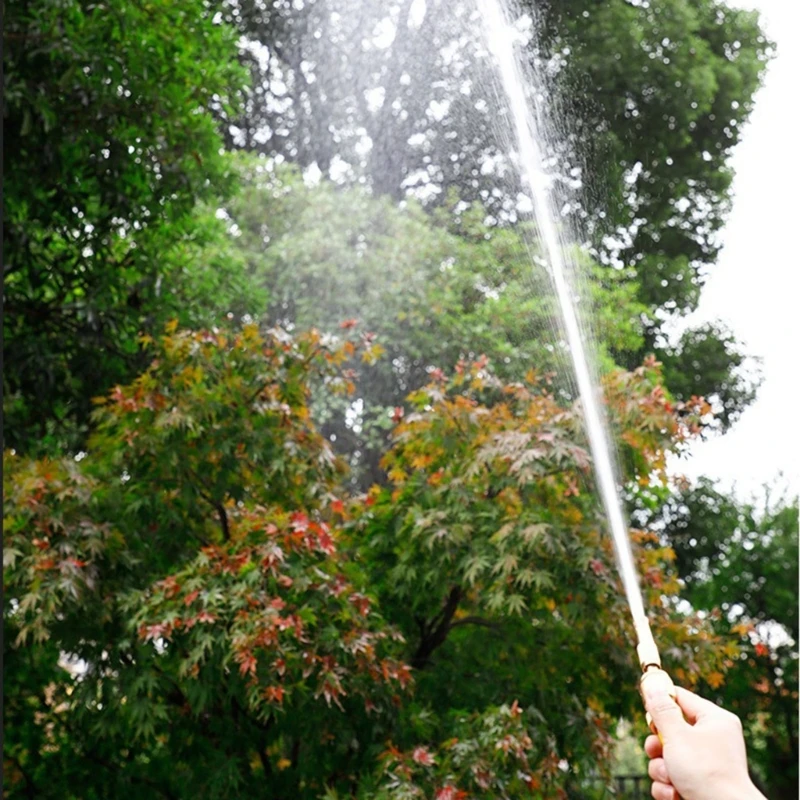 Nozel Selang Semprot untuk Pengganti Berkebun Cuci Nosel Kuningan Dapat Disesuaikan Nosel Tekanan Tinggi Tugas Berat