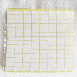 15 Sheet/Pack Blank Labels Sticker For Classification Sticky Name Number DIY Computer Stationery Address Label Decoration