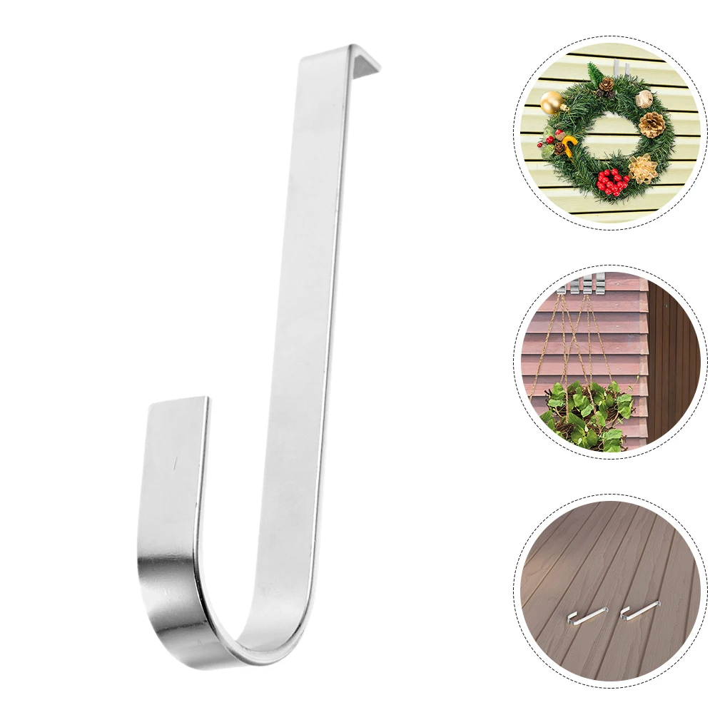 

2pcs Vinyl Siding Hooks Durable Material Damagefree Design Hanging Plants Wreaths Signs Decorations Holiday Ornaments No