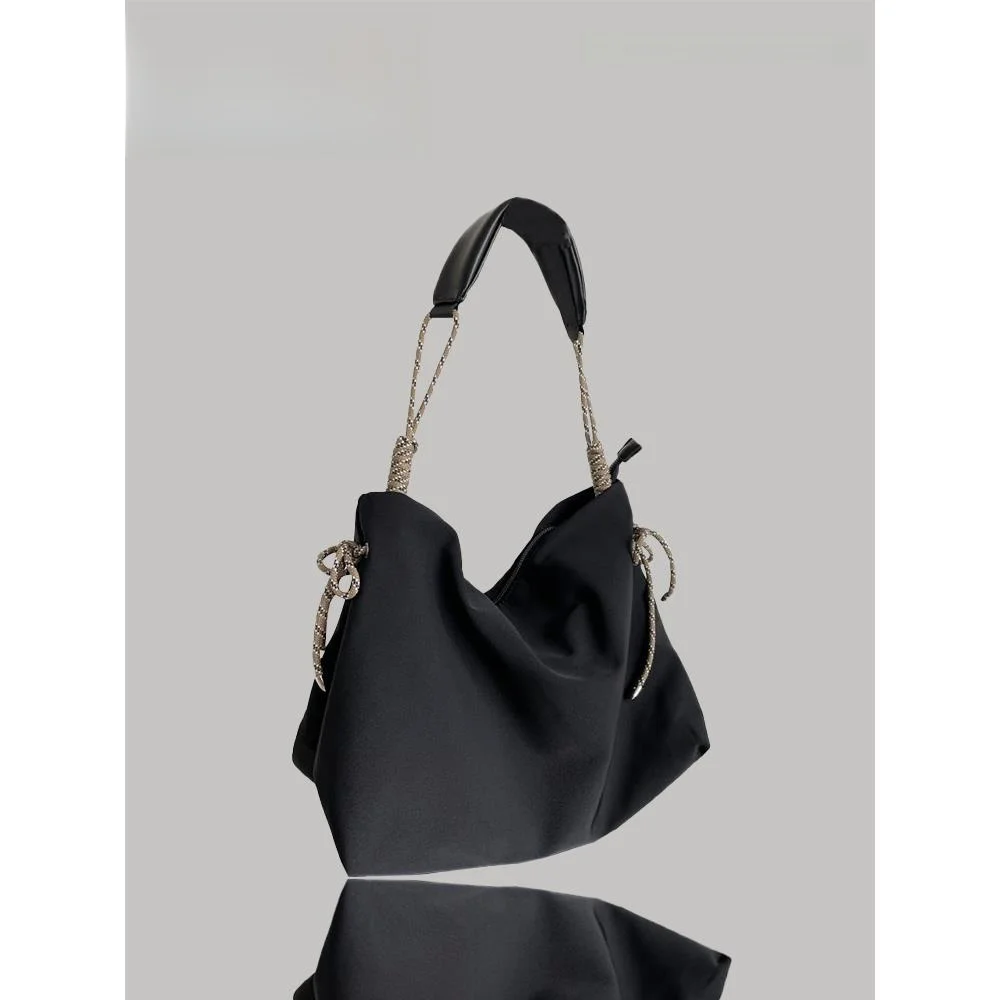 women's-casual-oxford-cloth-commuter-bag-large-capacity-canvas-single-shoulder-tote-bag-fashionable-universal-ladies-bag