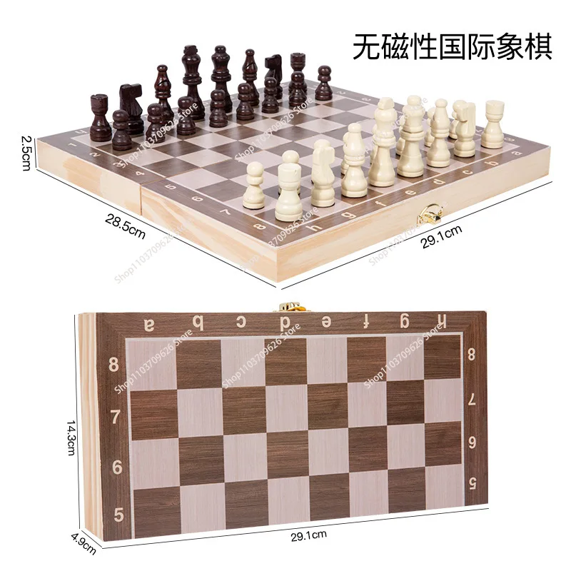 DIY Traditional Chess Game Puzzle Children's Birthday Christmas Gift