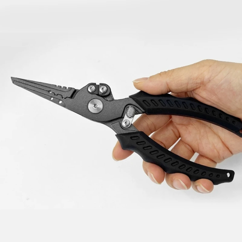 S/L size Fishing Pliers Multifunctional Split Ring Wire Cutter Hooks Remover Fishing Tackle 14CM 15.6CM Fishing Equipment
