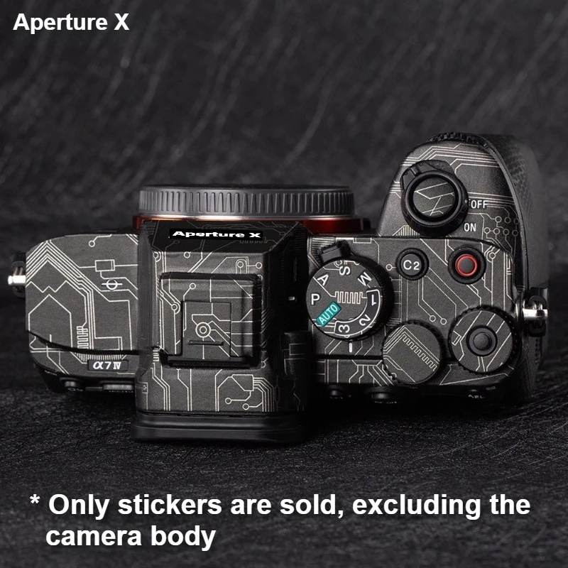 for A7M4 Sticker A74 Camera Premium Decal Skin for Sony ILCE-7M4 / A7 IV Skin Protector A7IV Wrap Cover Film