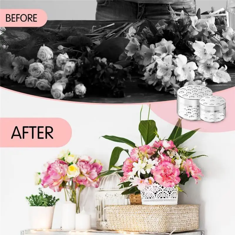 ABMO Spiralny stojak na kwiaty, uchwyt na łodygi kwiatowe, akcesoria do samodzielnego aranżowania kwiatów