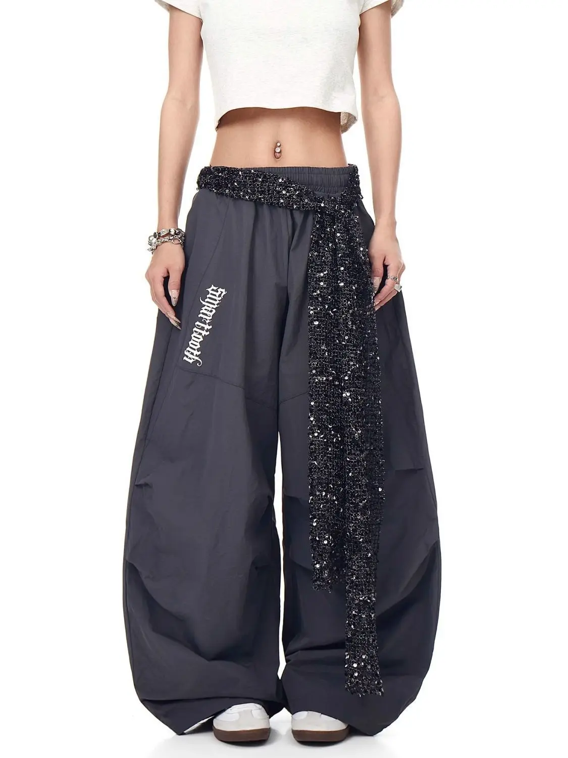 

Винтажные мешковатые брюки-карго Y2k с парашютом в стиле хип-поп, женские спортивные штаны большого размера, Harajuku, джазовая одежда, брюки бойфренда 2000-х годов