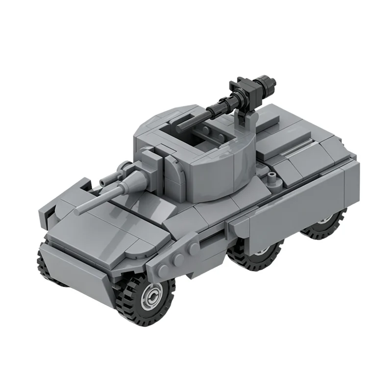 M8 Military Armored Vehicle Model MOC Building Bricks War Equipment Style Modular Technology Gifts Holiday Assemble Toys Suit