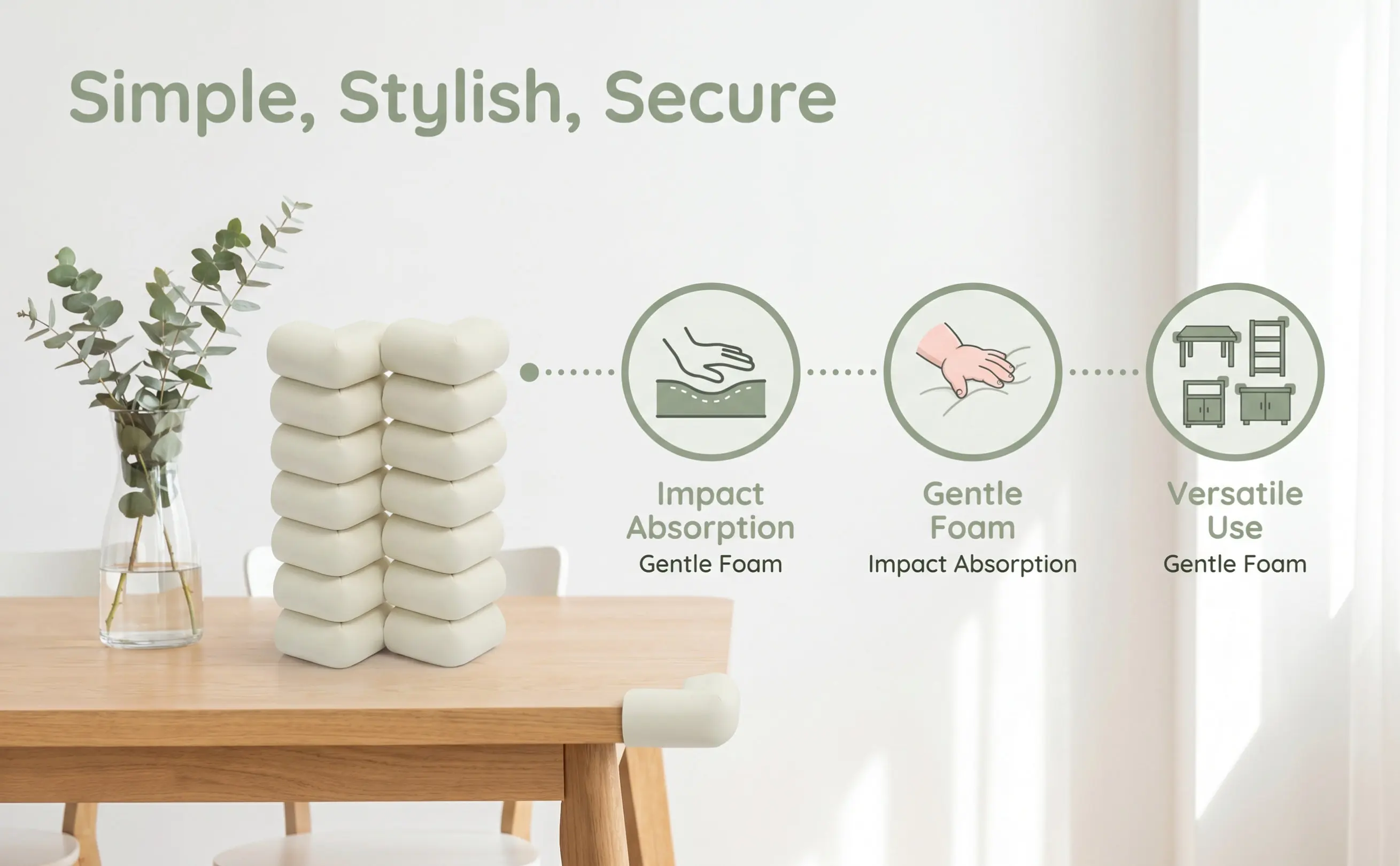 12Pcs Moving House Corner Protector Foam U Shaped Furniture Edge Protector Protective Cover Cushion for Transport Safety