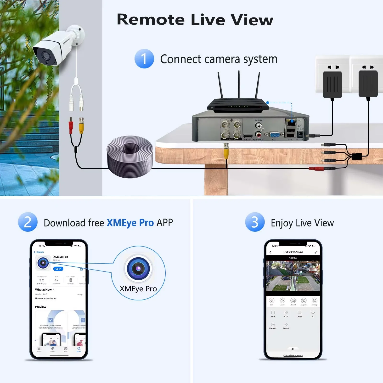 1080P 720P Security Camera System AHD Kit Video Surveillance 2MP/1MP Metal 2PCS Camera 4CH DVR Waterproof Night Vision CCTV Cam