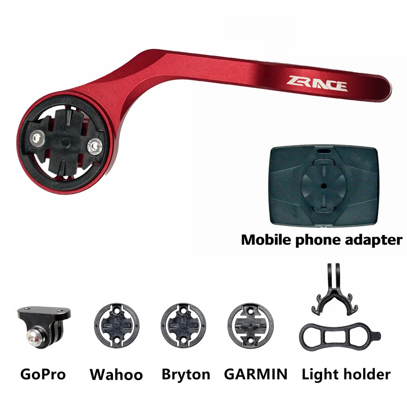 ZRACE Fahrradcomputer-Halterung für integrierten Lenker/Vorbau/Lenker, IGPSPORT / Garmin/Bryton/GoPro/Mobiltelefon