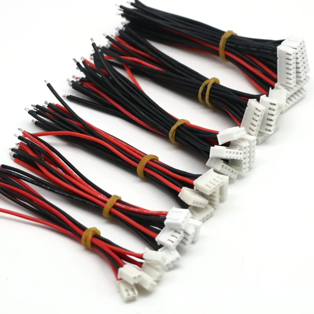 5pcs/lot 1S 2S 3S 4S 5S 6S Lipo Battery Balance Charger Cable IMAX B6 Connector Plug Wire Balanced Charging Line Wholesale