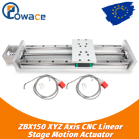 【DE Stock】ZBX150 300MM 400MM 600mm 150mm Width CNC Z axis Linear Guide Motion Actuator Table Large Load Bearing Capacity