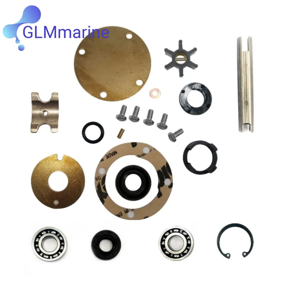 

Water Pump flexible impeller & Shaft Major kit For Volvo Penta Drives MD5A MD5B MD5C MD6B MD7A MD7B MD11C MD11D 21951422 875584