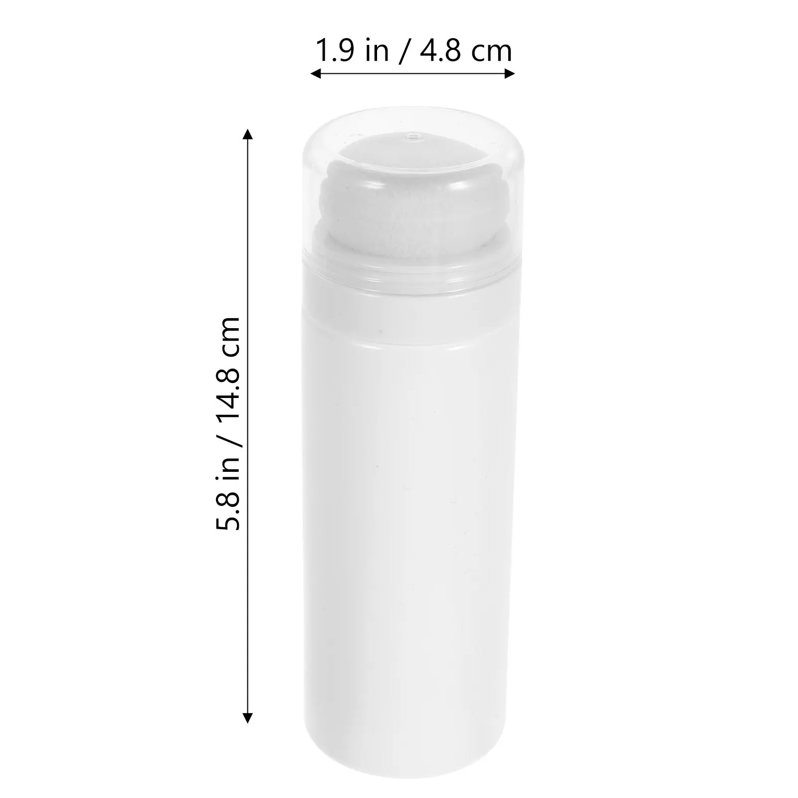 Powder Puff Bottle for Babies Talcum Powder Holder with Gentle Puff Small Portable Design Easy to Clean Convenient After Bath