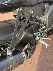 FOR KAWASAKI ZX6R 2009-2025 Exhaust Hanger Bracket Ninja ZX-6R/40th Anniversary Edition 2025 2024 Muffler Exhaust Hanger Holder