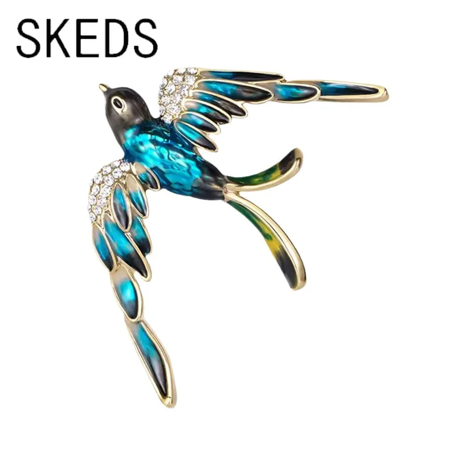 SKEDS-Danemark ges Élégants et Créatifs en Strass Brillants pour Femme et Homme, Broches Animales Délicates, Décoration de Boutique, Bijoux