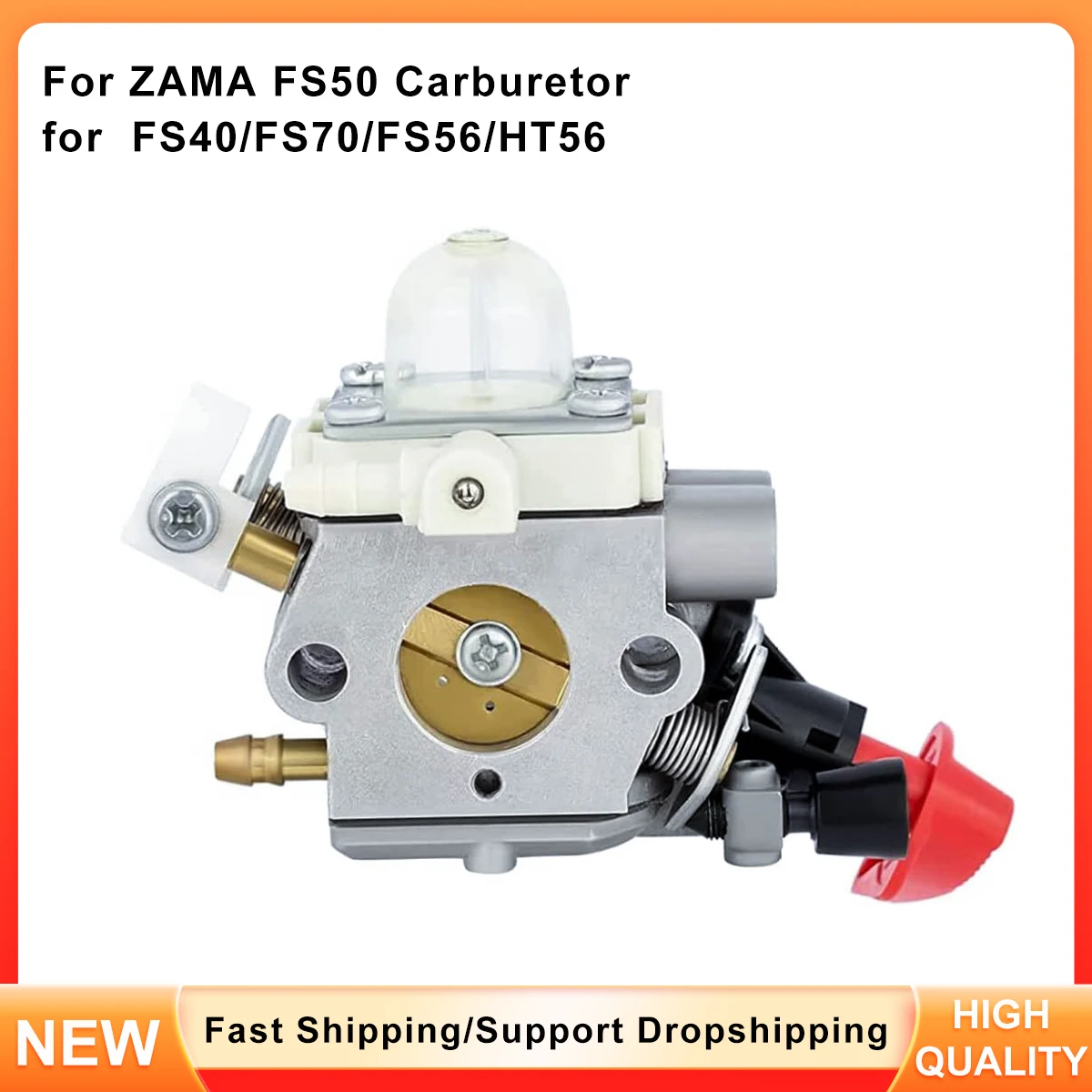 Carburetor for FS50 FS70 FC70 HL56 KM56, Replaces ZAMA C1M-S267A