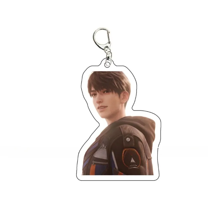 사랑과 Deepspace Caleb 크리 에이 티브 만화 배낭 펜던트 성격 게임 주변 피규어 아크릴 양면 키 체인 선물
