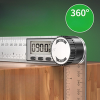 Carpenter Tools Digital 360° Protractor Goniometer Electronic Angle Finder 20/30cm for High Precision Measuring Instrument
