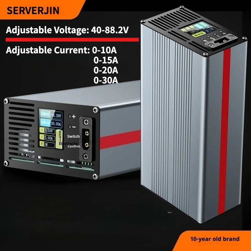 

Curren регулируемое напряжение 48 В 72 В 60 В 84 В литий-ионное зарядное устройство Lifepo4 10A 15A быстрая зарядка 13S 14S 16S 20S 24S часть