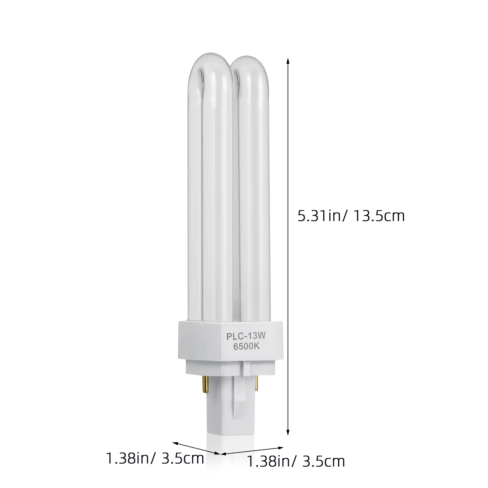 المدمجة مصباح الفلورسنت لمبات 4 قطعة 13 واط 2U المكونات في توفير الطاقة ضوء لمبة للإضاءة المنزلية أنبوب مزدوج 2 دبوس تركيبات الحمام #6