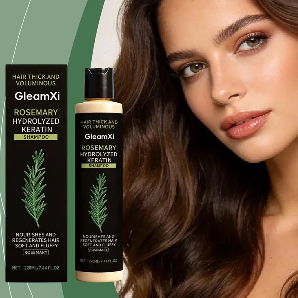 2 unidades de Shampoo de Alecrim para Cabelos: Volumizador, Espessante, Fortalecedor e Controla a Oleosidade. Nutre e Repara os Cabelos, Adicionando Volume._voghion.com