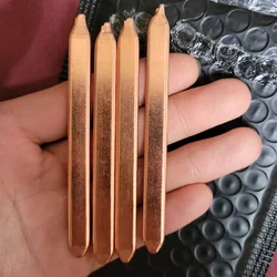 Tuyau de chaleur plat en cuivre, 8x2.5mm, longueur 60mm à 200mm, pour refroidissement, pour ordinateur portable, CPU, GPU, carte vidéo, DIY