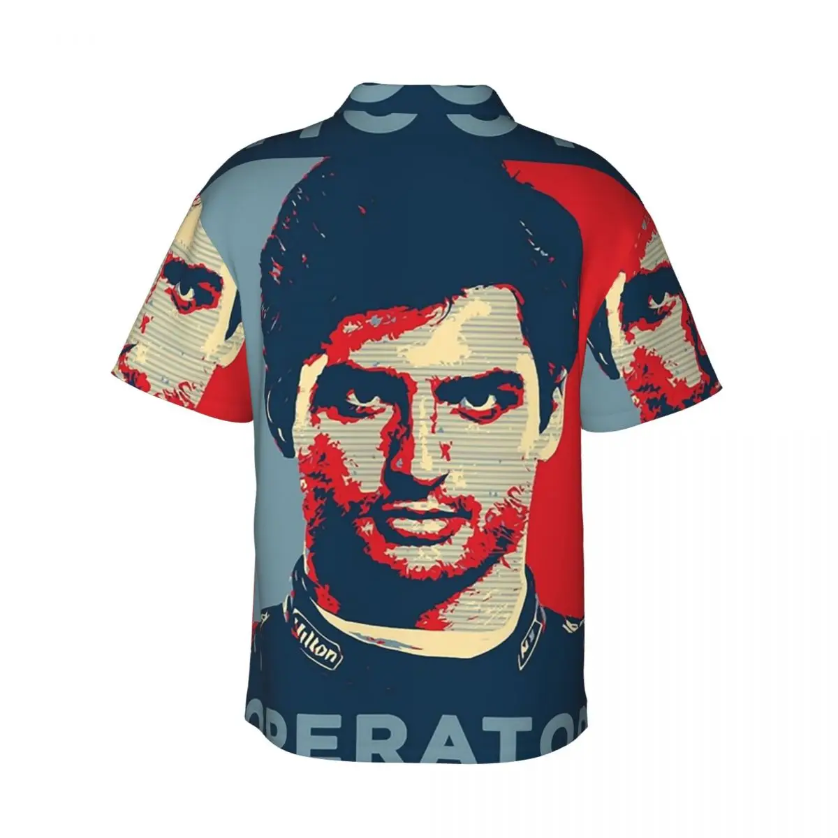Rainbow Girls Boys Carlos Sainz Smooth Operator Great Men Wom Men's Shirts Hawaiian Short Sleeve Shirt Button Tops Summer Beach