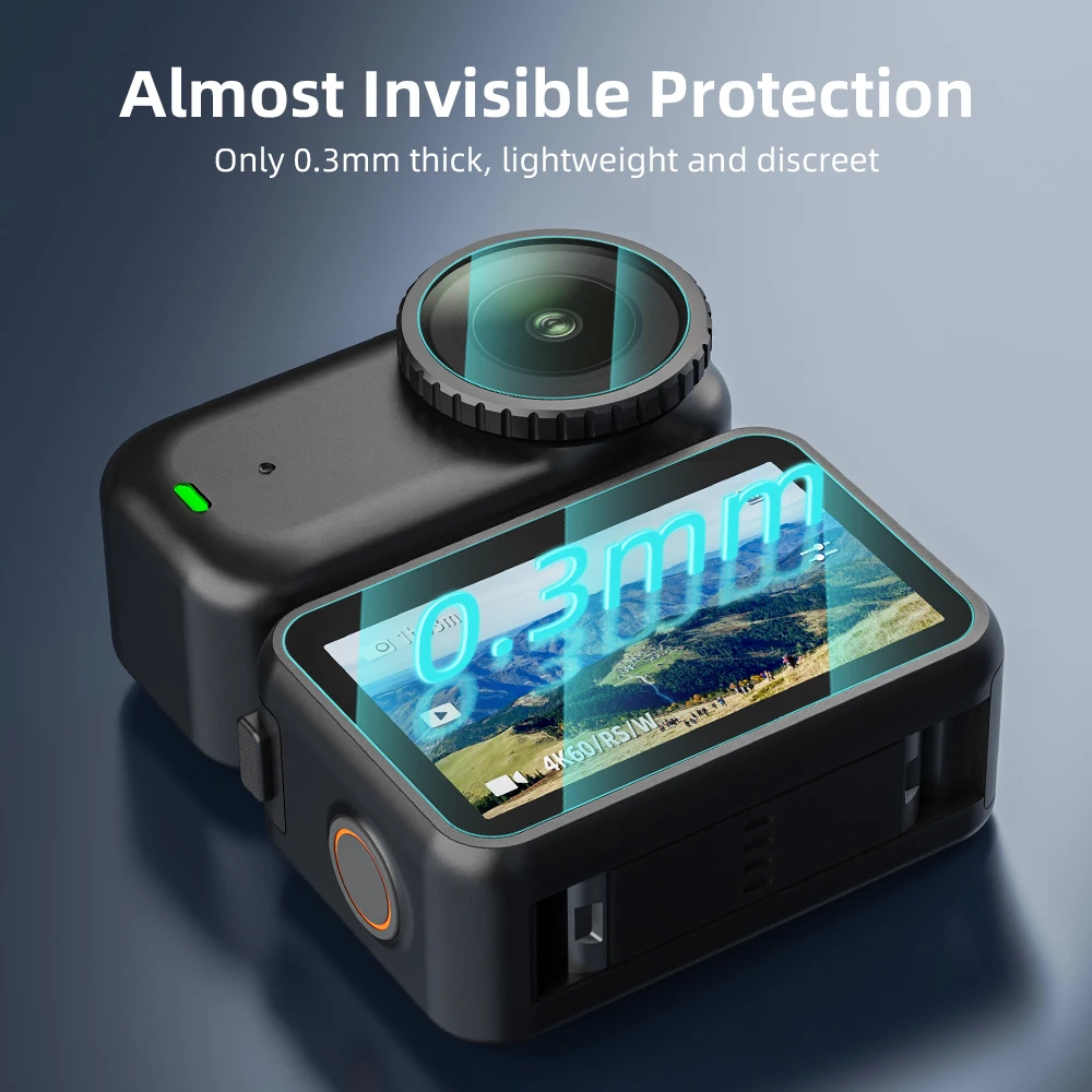 Flymile Pellicola salvaschermo per fotocamera DJI OSMO NANO Pellicola in vetro temperato Accessori Protezione schermo Anti-scrach Anti-bolle