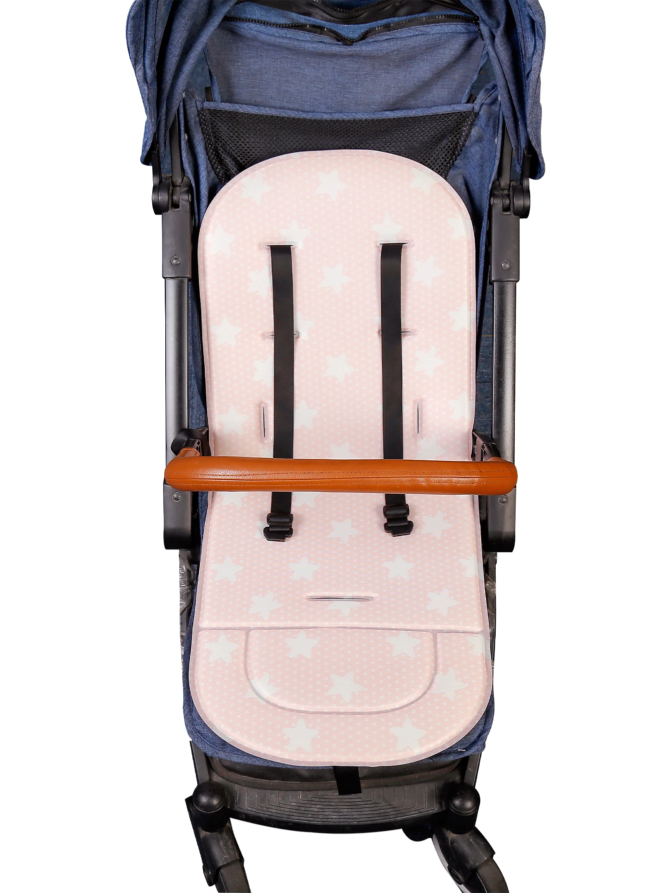

Pink Star Baby Stroller Seat Cushion Children High Chair Seat Cushion Stroller Pad Accessories for Summer Children's Activities
