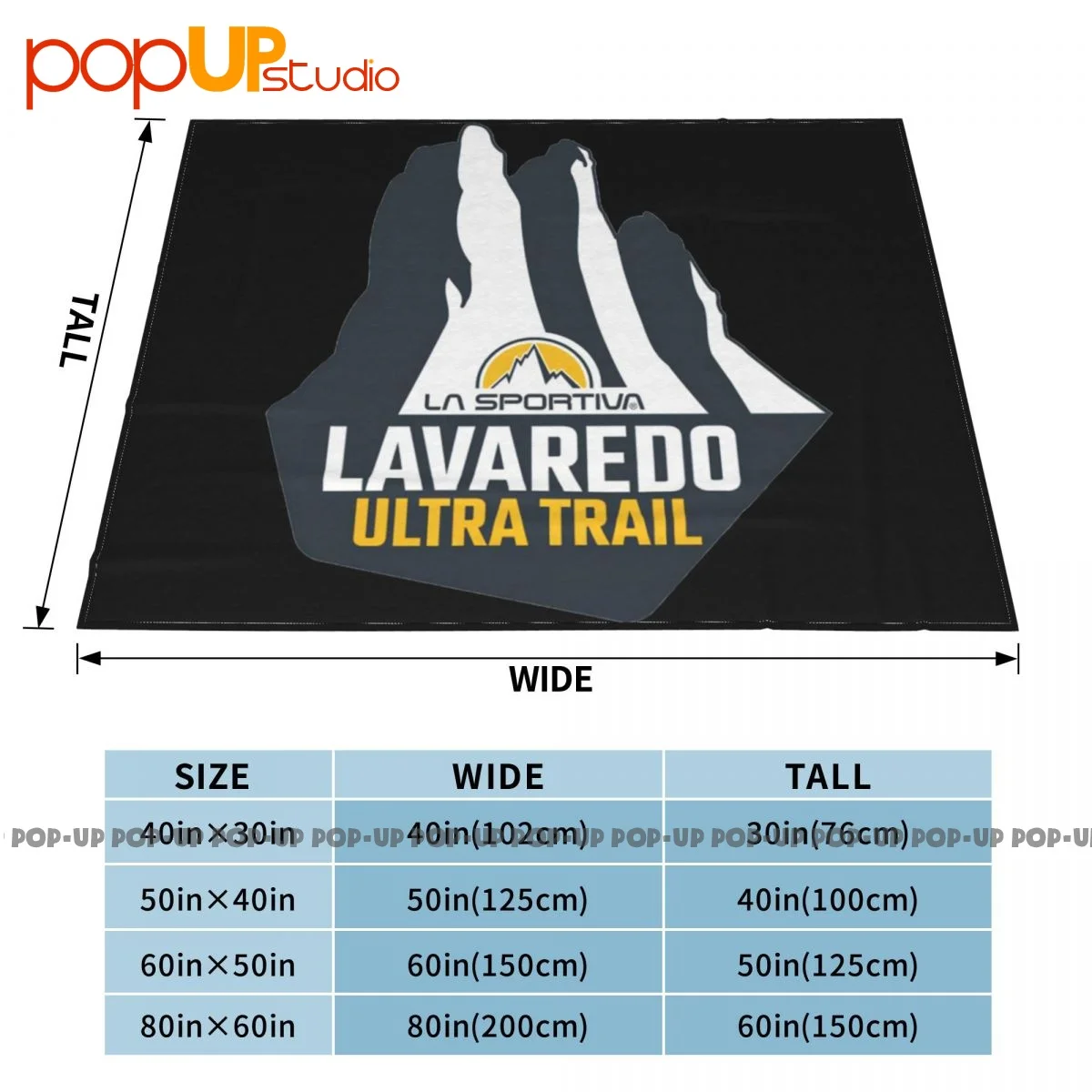 La Sportiva Lavaredo Ultra Trail Logo Blanket Shaggy Thicken Comfortable Cover Blanket Machine Washable