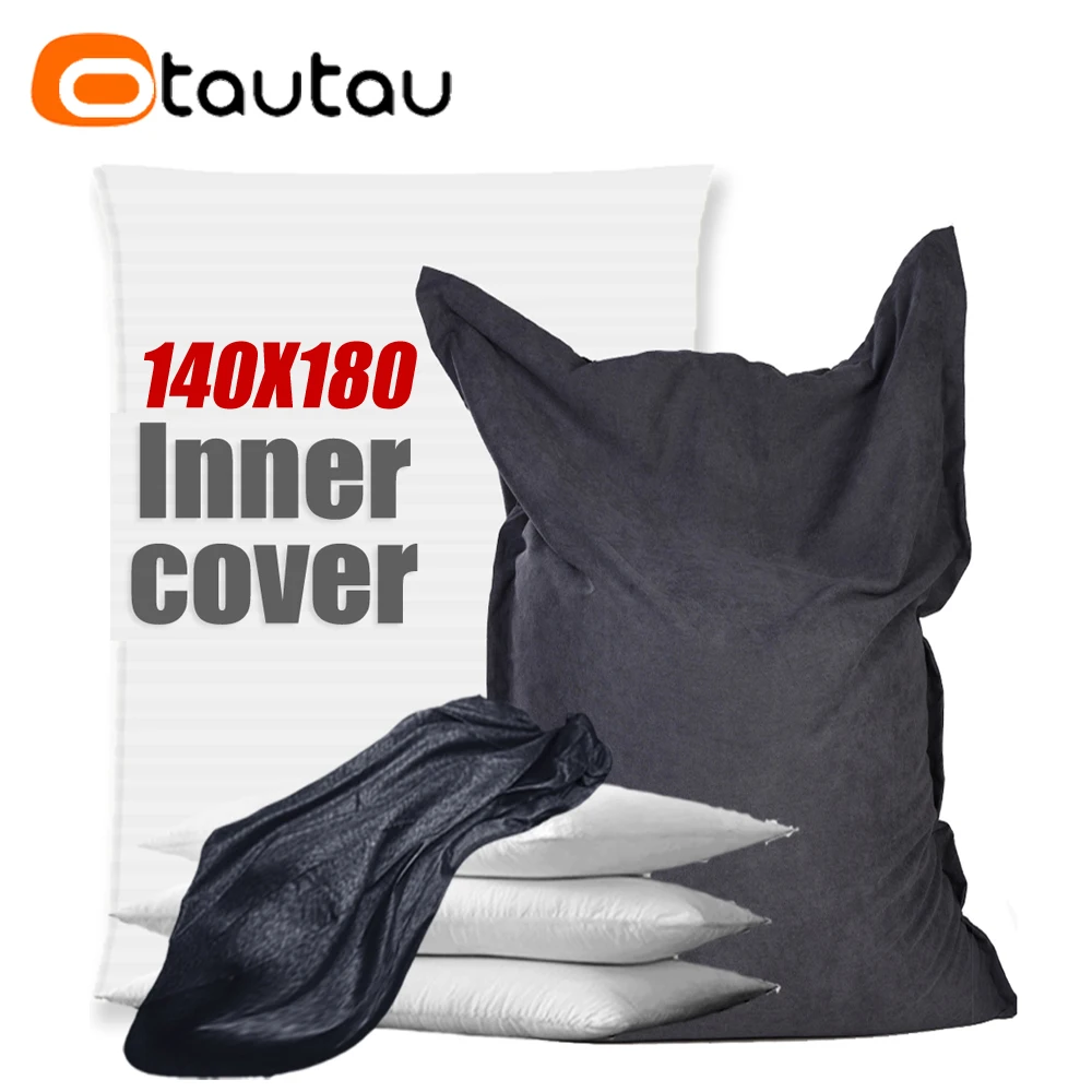 OAUTAU 140x180cm Square Bean Bag Inner Liner Bag Cover DD009【No Filler Inside! You Need To Buy Filler By Yourself !】