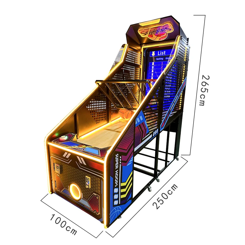 Arcade Basketball Game Machine Coin Pusher Entertainment Street Basketball Game Machine on sale