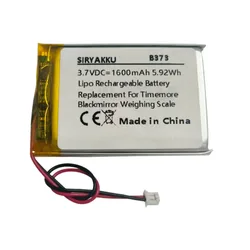 Li-polymer Battery 853552 3.7V 1600mAh Replacement For Timemore Blackmirror Weighing Scale Batteries