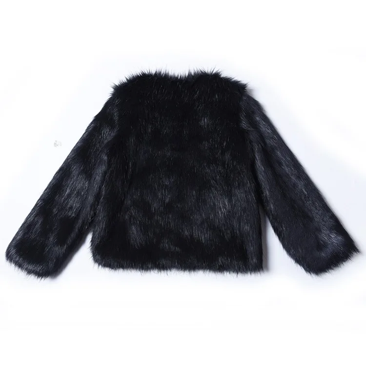 Women\'s Short Fur Imitation Coat, Versão Coreana, Long Fox Hair, AliExpress, Fonte de Comércio Exterior, Vendas Diretas do Fabricante