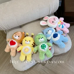 Care Bears Cross Dressing Capybara Plush Teddy Bear Rainbow Bears Stuffed Doll Lovely Toys Hobbies Kawaii Room Decor Kid's Gift