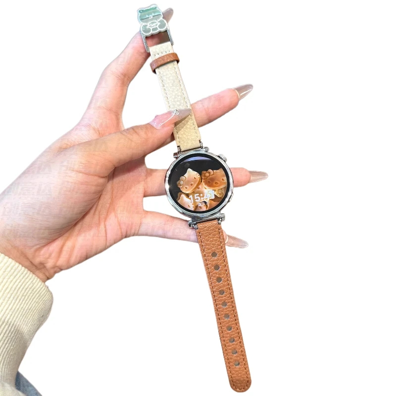 

Leather Strap For Huawei watch GT6 GT5 GT4 41mm 46mm Sport Watchband for Huawei watch GT6 Pro GT5 Pro 42mm 22mm Correa Bracelet