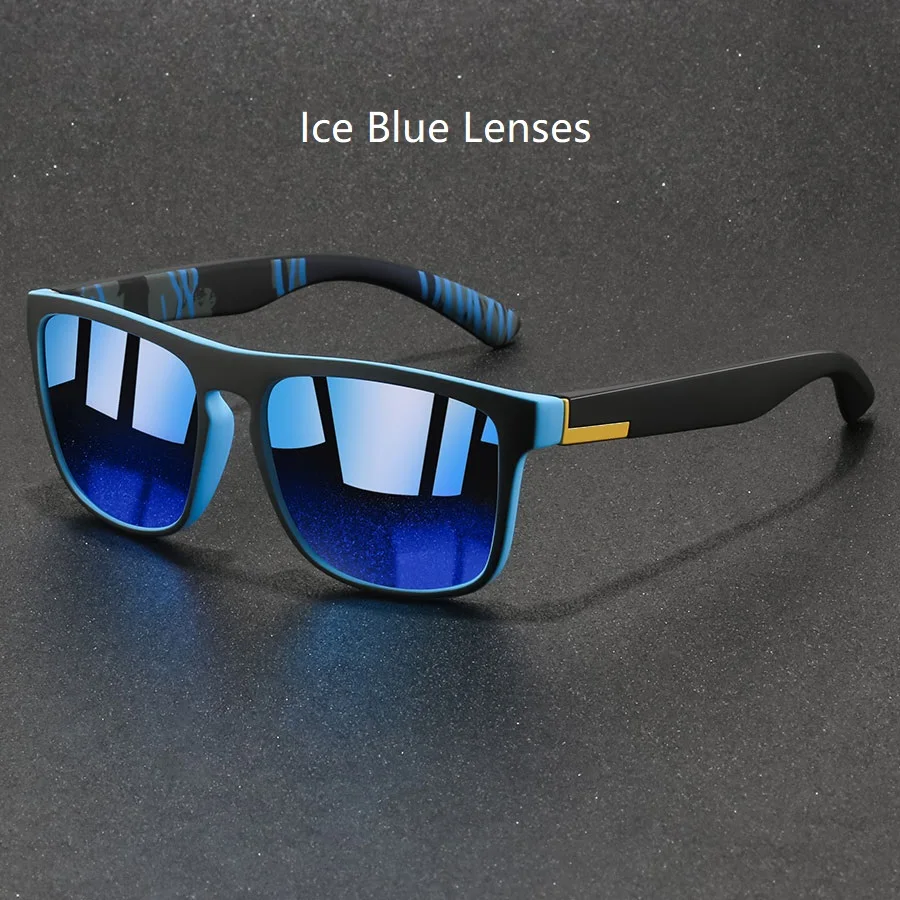 Modische Vintage Quadratische Sonnenbrille für Männer und Frauen Angeln Fahren Luxus Marken-Designer Sonnenbrillen Retro Eyewear – Detail 9