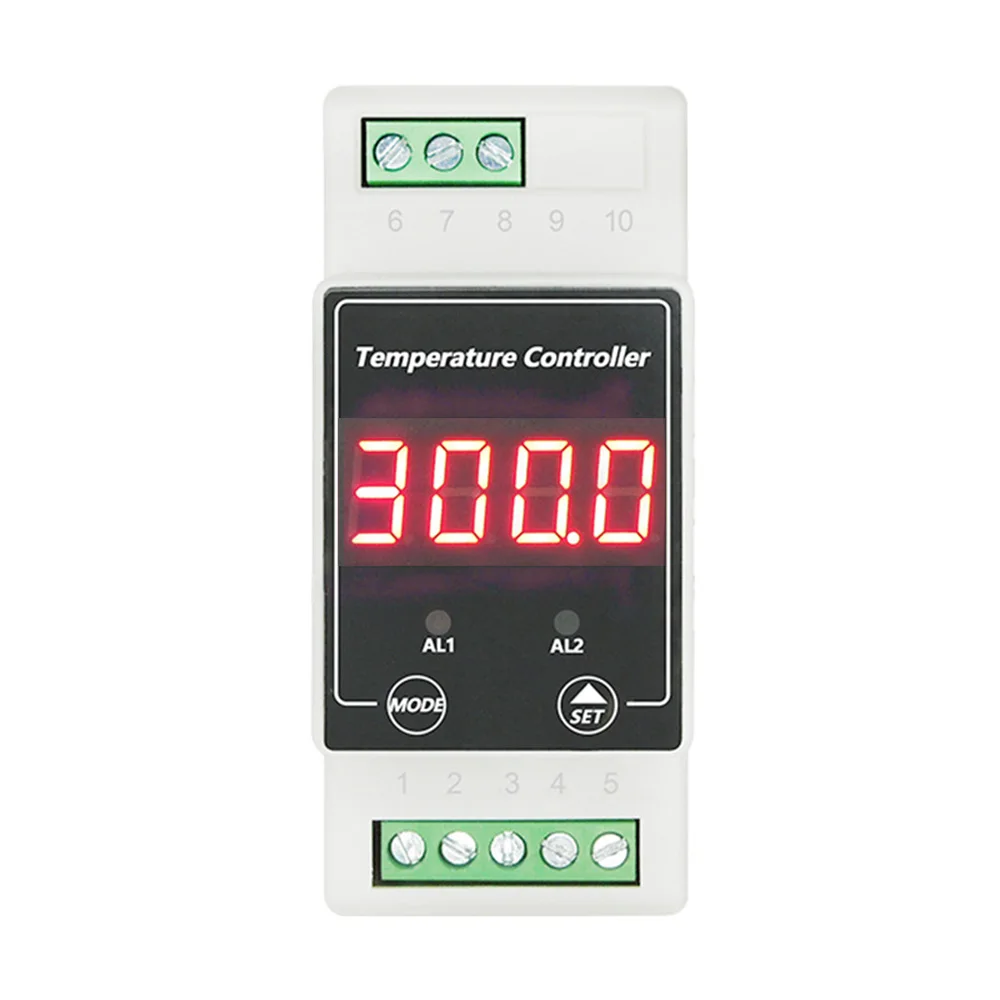 AC100-240V DC8-24V Din Rail Digital Thermometer Thermoregulator Temperature Controller Temperature Meter Universal Thermostat