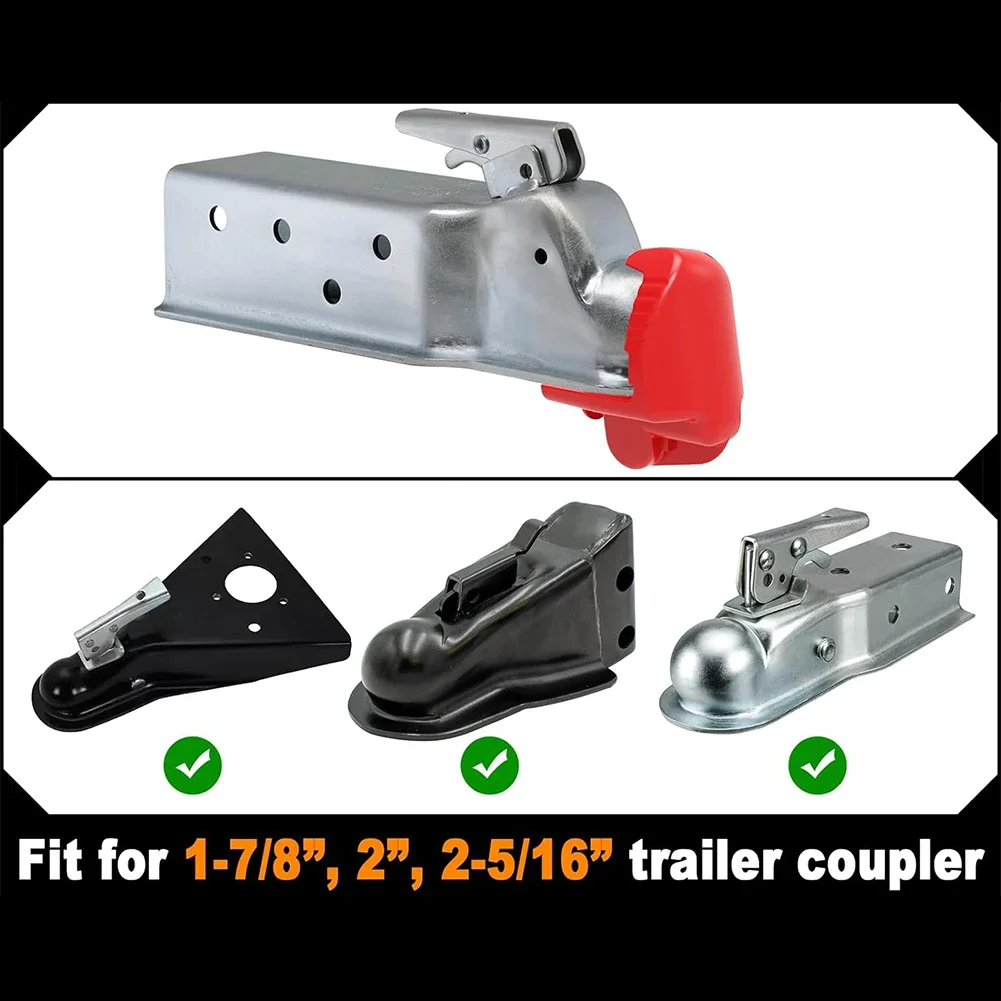 Trailer Hitch Lock With Keys Fit 1-7/8" 2" 2-5/16" Trailer Couplers For Trailer Hitch Lock Coupler Adjustable Tongue Lock