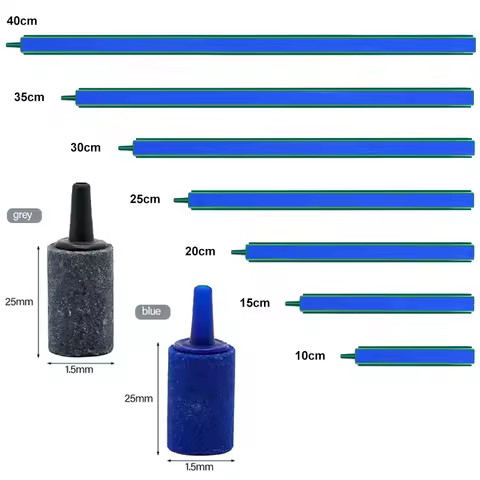 1/3pcs Aquarium Air Stone Mineral Bubbles Release Stone Fish Tank Oxygen Diffuser Air Pump Accessories