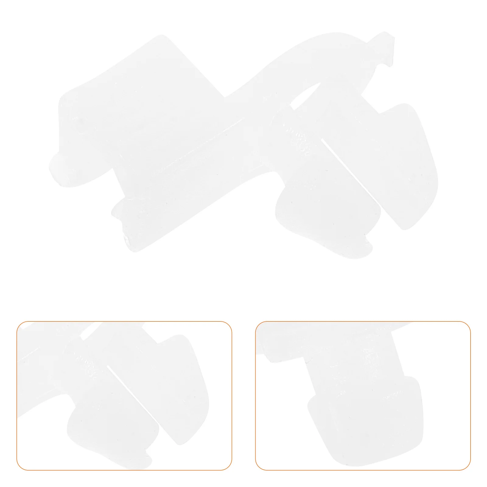 

10Pcs Car Door Clips Strong Plastic Easy Installation Universal Fit for Automotive Repair Tailgate Handle Rod Clip