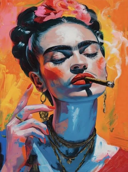 

Figure Woman Smoking 500/1000/1200/2000 PCS Jigsaw Puzzles Family Activity Games for Gameroom Bedroom Gifts Home Decor