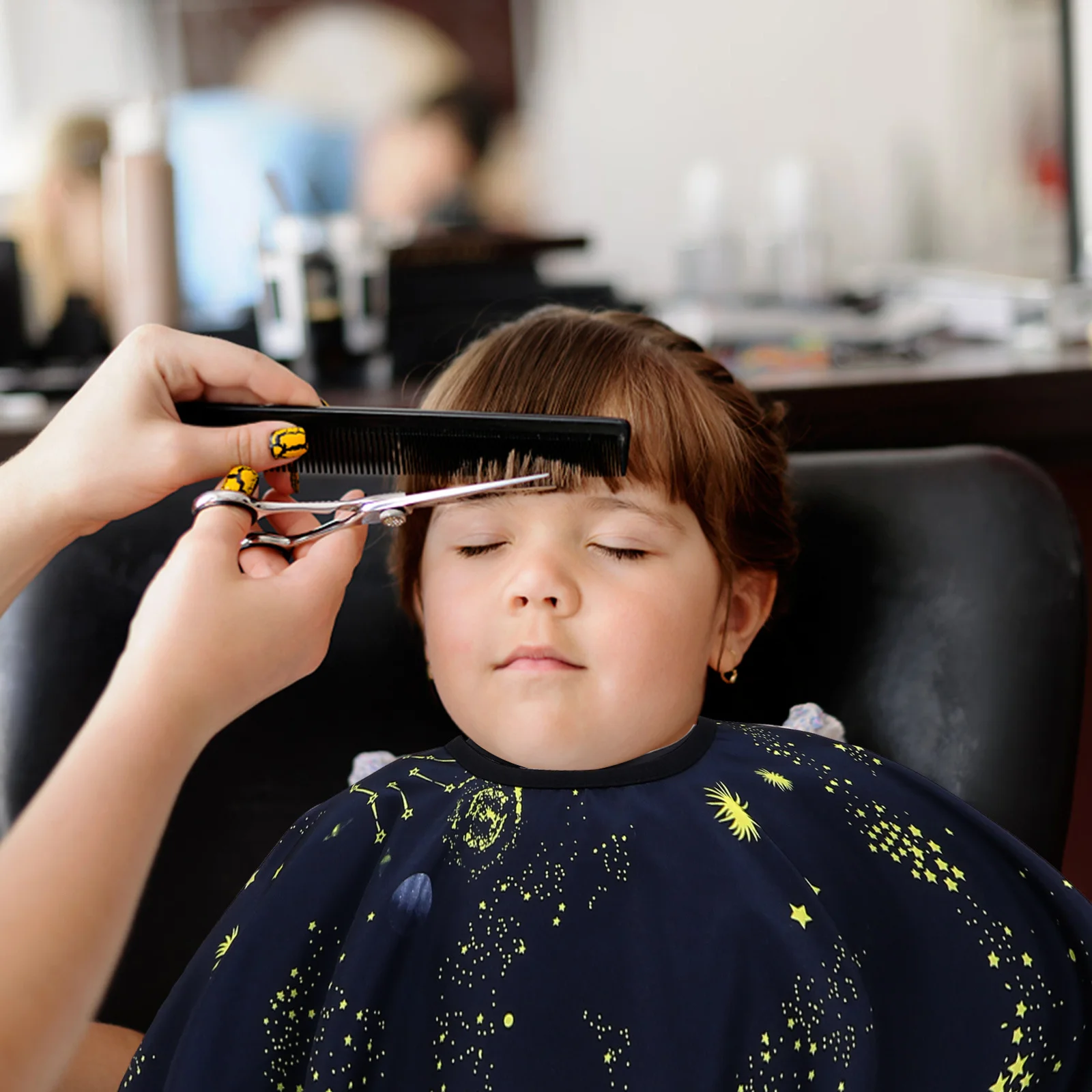 

3Pcs Children Hair Cutting Capes Waterproof Kids Haircut Aprons Salon Barber Styling Accessories Children Hair Cutting Apron