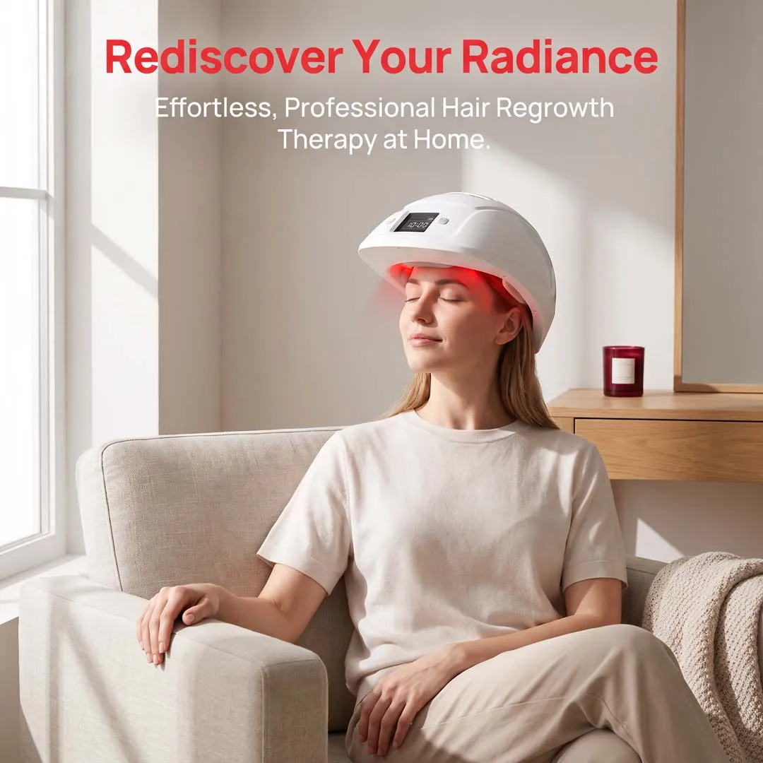 650nm 448pcs Diodes 2240mW Medical Grade Laser Hair Regrowth Cap Anti Hair Loss Therapy Helmet for Late Night Shedding Fix