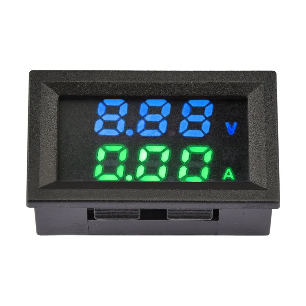 DC 4-30V 10A 50A 100A LED Digital Voltmeter Ammeter Car Motocycle Voltage Current Meter Volt Detector Tester Monitor Panel